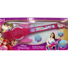 Guitarra Musical Das Princesas Disney Com Luz E Som Toyng