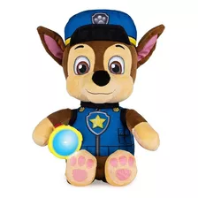 Paw Patrol Snuggle Up Peluche Chase Con Linterna Y Sonidos 