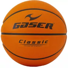 Balón Basketball Classic Hule No. 7 Gaser Color Naranja Tamaño 7