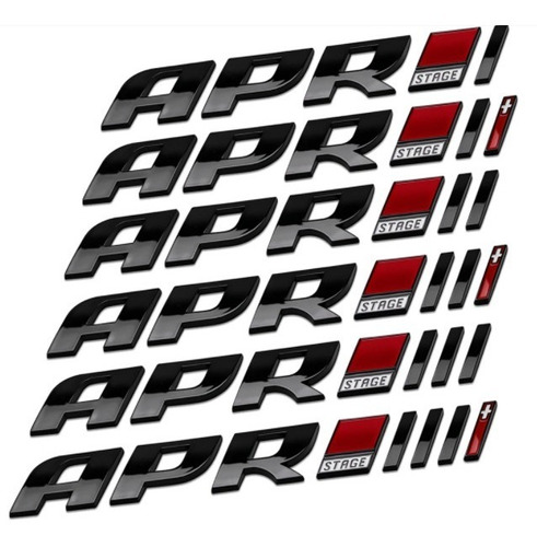 Foto de Emblema Apr Stage ///+ Para Vw Audi Se-at Porsche Repro Ecu