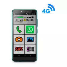 Celular Obabox Conecta Verde 4g 64gb 