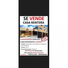 Vendo Casa Rentera 