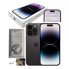 Apple iPhone 14 Pro Negro Sim Fisico (128 Gb) Bateria 100% - Caja Original Liberado Estetica De 10 Full Meses Sin Interes