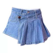 Falda Short De Jeans Niña