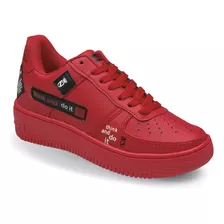 Tenis Casuales Supershoes 1000-(1028) Rojo Caballero