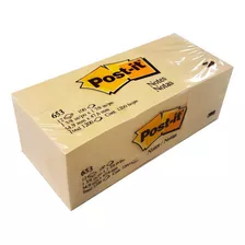 Notas Adhesivas 3m Post-it Amarillo 34,9mm X 47,6mm