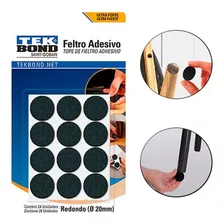 Feltro Redondo 20mm 24 Unidades 2370100200 Tekbond