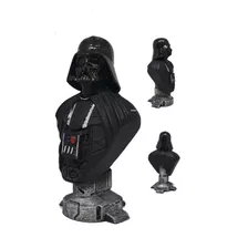 Boneco Busto Dart Vader Star Wars Estatua Em Resina 19 Cm