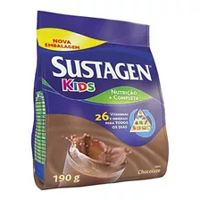 Alimento Nutritivo Sabor Chocolate Sustagen Kids Sachê 190g