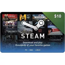 Steam 10 Gift Card Codigo Digital Original Compras Tienda Pc