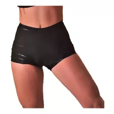 Shorts Cintura Alta Modelador Lycra Spandex Ropahrara 193