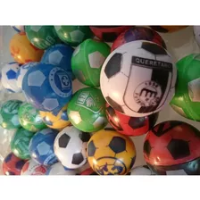 100 Baloncitos Futbol 1 Pulgada Huecos Chiclera 1p