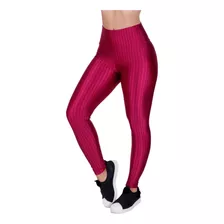 Legging 3d Academia Ginastica Cintura Alta Skinny Feminina