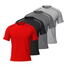 Kit 4 Camiseta Dryfit Masculina Academia Corrida Bvin 