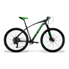 Bicicleta Aro 29 Gts 1x11 Suspensão Trava Guidão I-vtec Sx Cor Preto-verde Tamanho Do Quadro 19