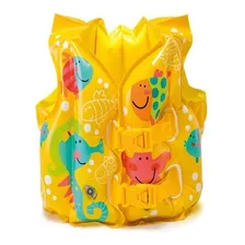 Chaleco Inflable Para Niño Intex Diseño Tropical 59661