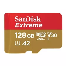 Tarjeta De Memoria Sandisk Sdsqxa1-128g-gn6ma Extreme Con Adaptador Sd 128gb