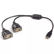 Cable Usb A 2 Puetos Serial Db9 Rs232 Startech Icusb232c2