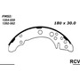 Balata Tambor Trasera Para Volkswagen Cabriolet  1990