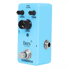 Overdrive Pedal De Guitarra Atraso 9v Dc Tipo Único