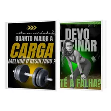 Pack Canva Fitness 100% Editável Com 100 Artes Inéditas 2024