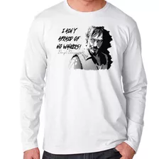 Camiseta Manga Longa Blusa Frio The Walking Dead Daryl Dixon