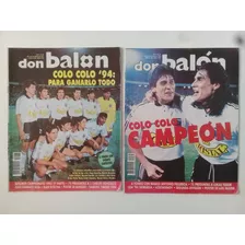 Revistas Don Balón- Colo-colo Campeón - 94-( Dos) 