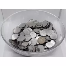 1 Kg De Moedas Nacionais Antigas De Inox Aleatórias