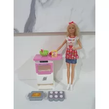 Barbie Cozinhando E Criando Chef De Bolinhos