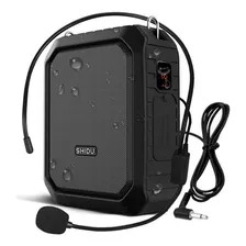 Amplificador De Voz Shidu, Bluetooth, Portátil, Impermeable