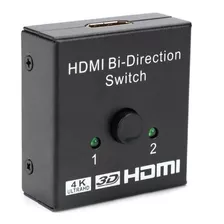 Switch Hdtv 2.0 Splitter Bi-direccional 4k2k 2 Puertos
