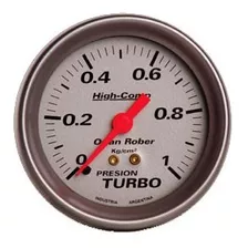 Manometro Presion De Turbo Escala: 0-1 Kg/cm2 Fondo Gris