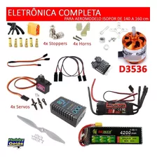 Kit Elet. Motor Dys D3536 1250kv + Esc 50a + B3 Hobbygoias