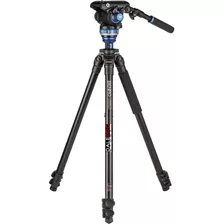 Tripé Benro Video A2573fs6 Pro 6kg 1,78m Cabeça Hidráulica