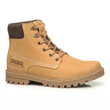 Bota Coturno Pegada Masculina Em Couro 181502