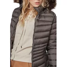 Parka Mujer Campera Corderito Importada Chelsea Capucha Piel