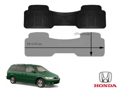 Kit Tapetes 3 Filas Honda Odyssey 2003 Rubber Black Original Foto 4