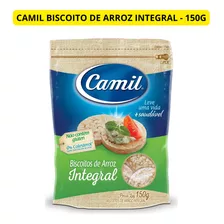 Biscoito De Arroz Integral Camil À Base De Cereais Integrais