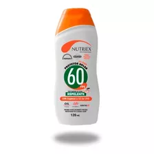 Protetor Solar Profissional Fps60 C/ Repelente Nutriex 120ml