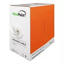 Navepoint Cable De Altavoz De Audio Para Pared De 250 Pies,