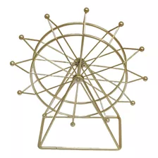 Enfeite Decorativo De Metal - Roda Gigante 21,50x23,50cm