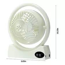 Mini Ventilador Linterna Mesa 3 Modos Portatil Humidificador Color De La Estructura Azar - 262343 Diámetro 16 Cm