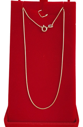 Corrente Colar Cordão Rabo De Rato De Ouro 18k 750 45cm Amarelo