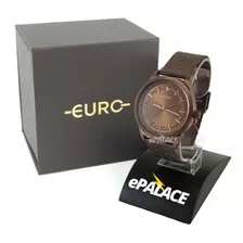 Relógio Feminino Euro Chocolate Eu2036ypxk4m Analógico 5 Atm