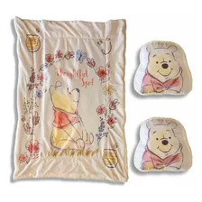 Cobertor Para Bebe Con Cojín - Combo Aborregado - Disney