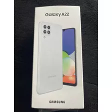 Celular Samsung A22 128 Gb Dual Sim, Blanco