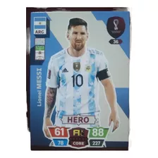 Adrenalyn Qatar 2022 Panini Lionel Messi Hero