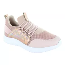 Tenis Casuales Niña Coqueta Mod Tenis Saturno 10 Beige 22-26