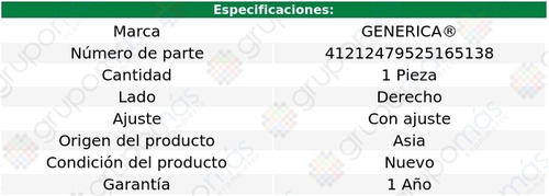 1* Faro Derecho C/ajuste Generica Ford Windstar 1998 Foto 2