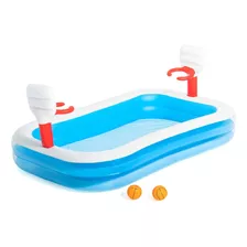 Piscina Infantil Inflable Bestway Cancha Juego Basket C/aros